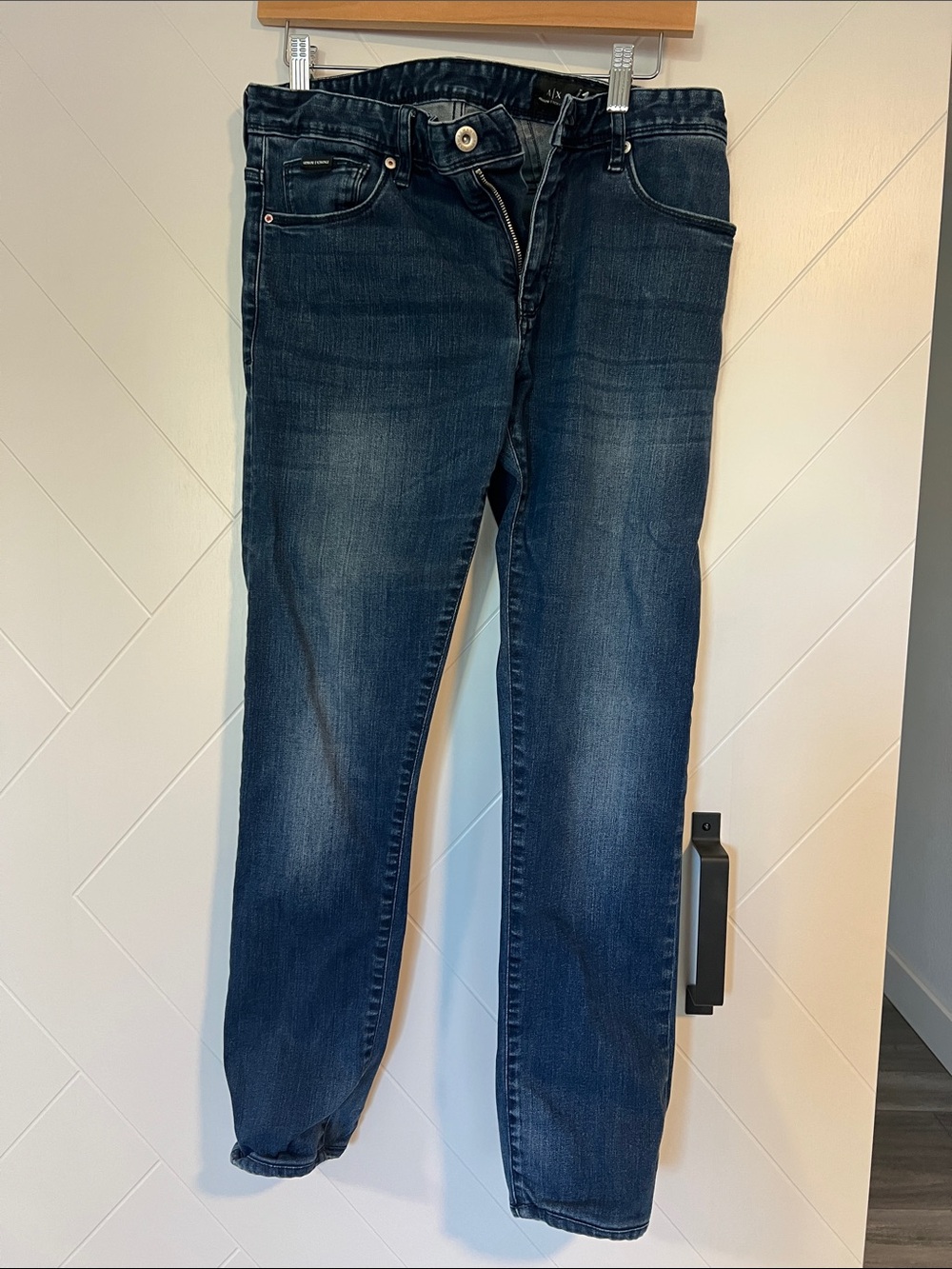 Armani Exchange Dark Blue Skinny Jeans